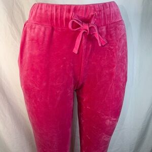 Juicy Couture Pink Velour Sweatpants Size XS